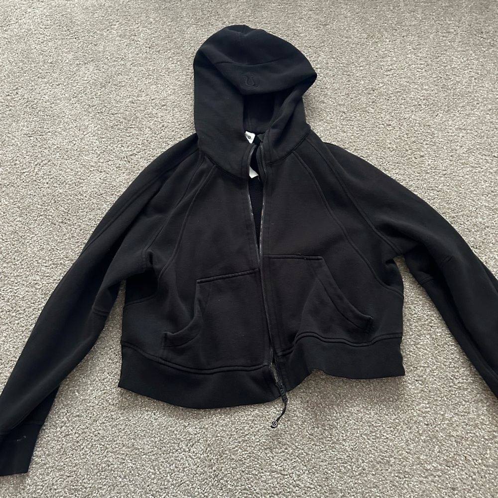 Lululemon Full-Zip Black Scuba